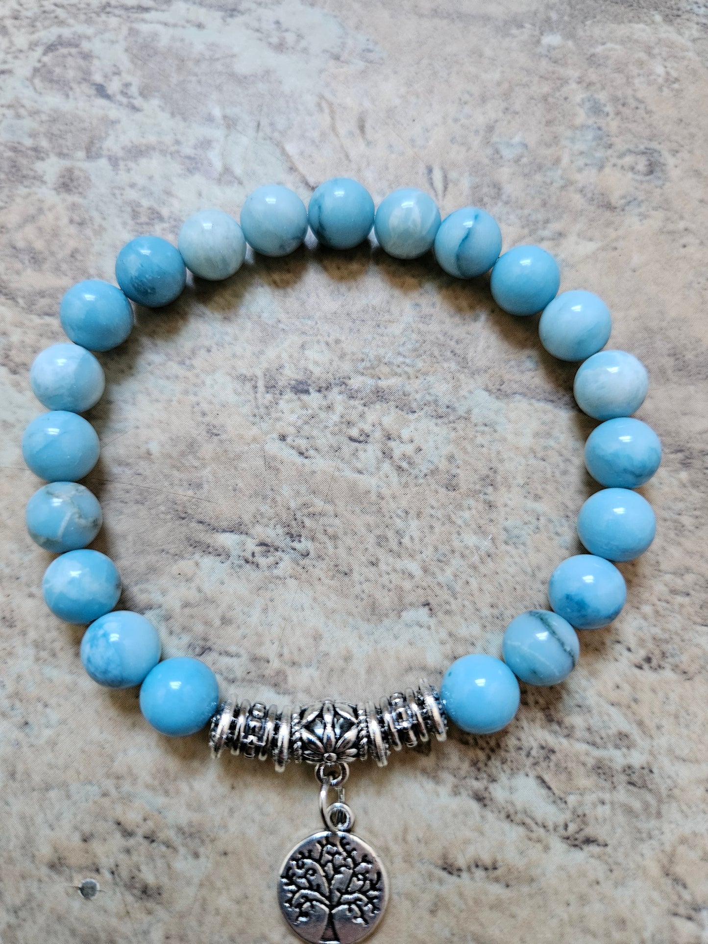 Larimar Balance and Clarity Energy Bracelet