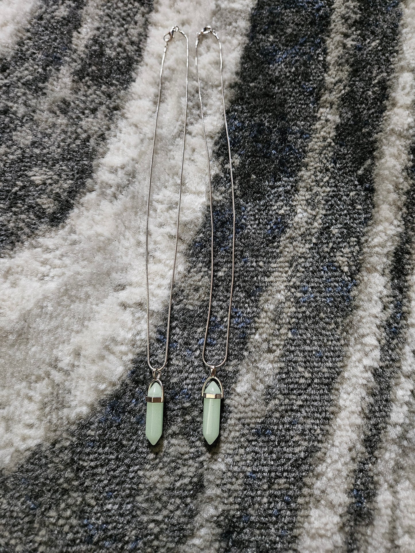 Glow in the Dark Crackle Quartz Necklace!