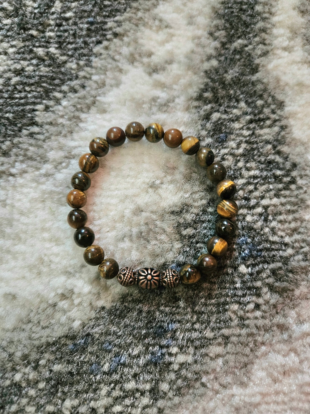 Tiger's Eye Grounding and Protection Bracelet