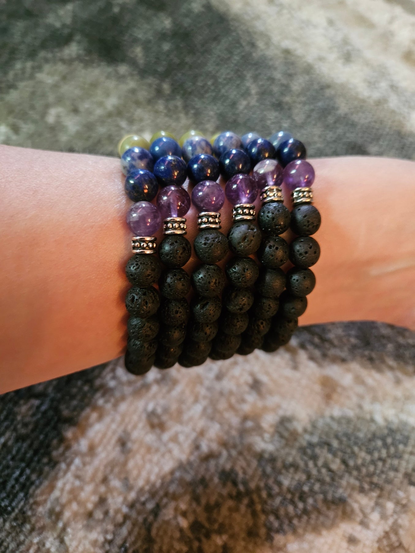 7 Crystal Chakra Balancing Energy Bracelet