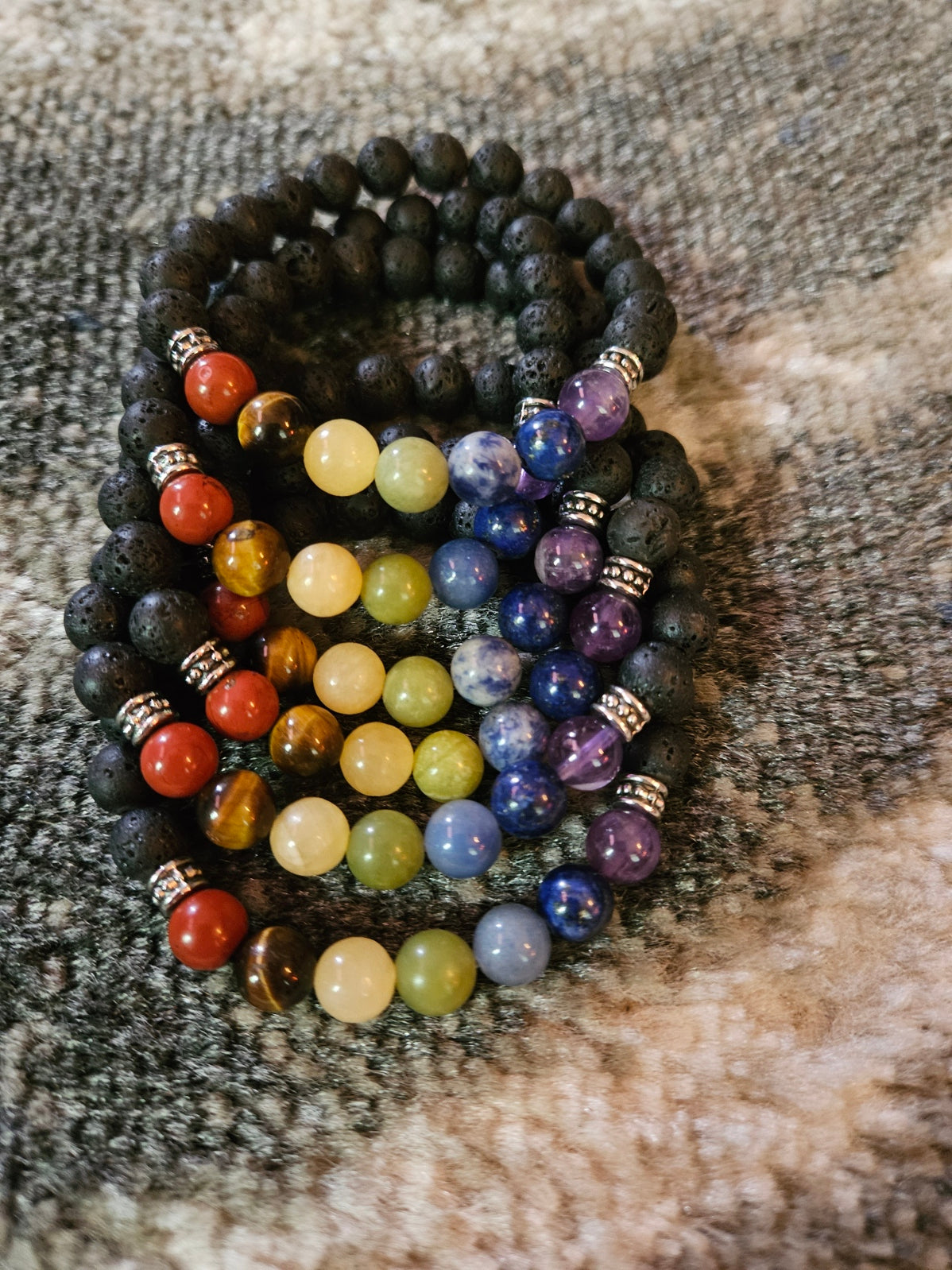 7 Crystal Chakra Balancing Energy Bracelet