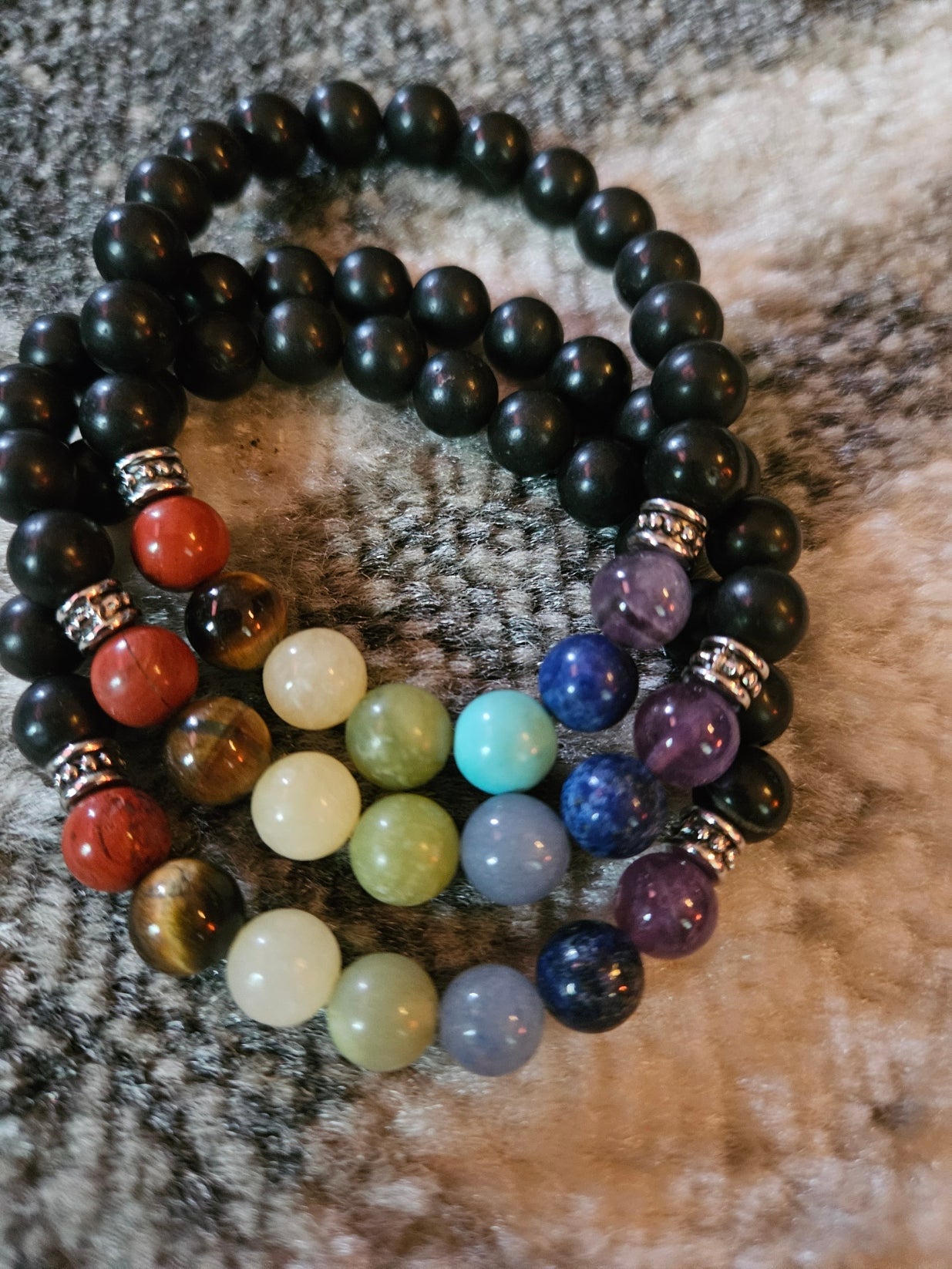 7 Crystal Chakra Balancing Energy Bracelet