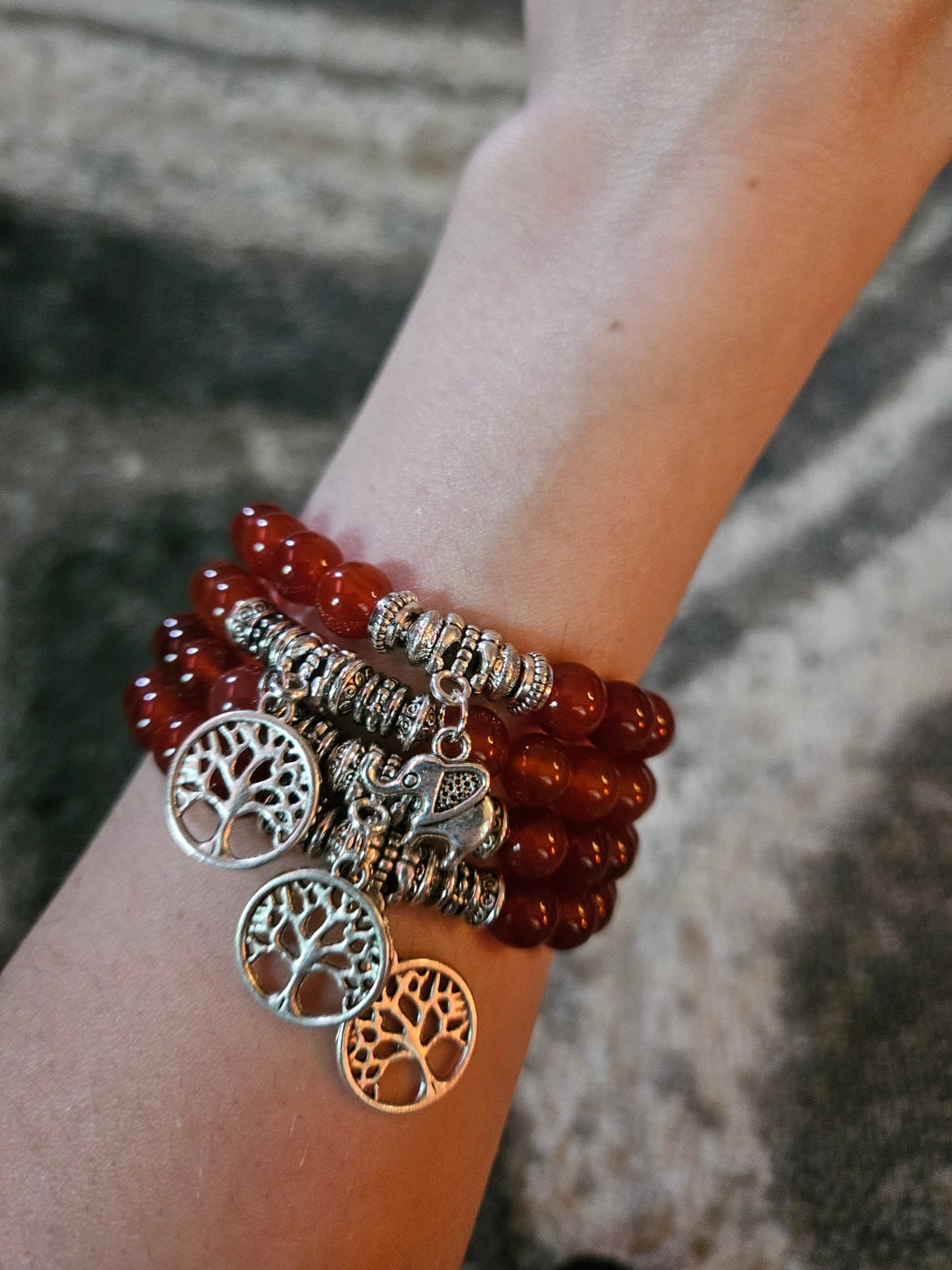 Red Agate Energy Booster Bracelet