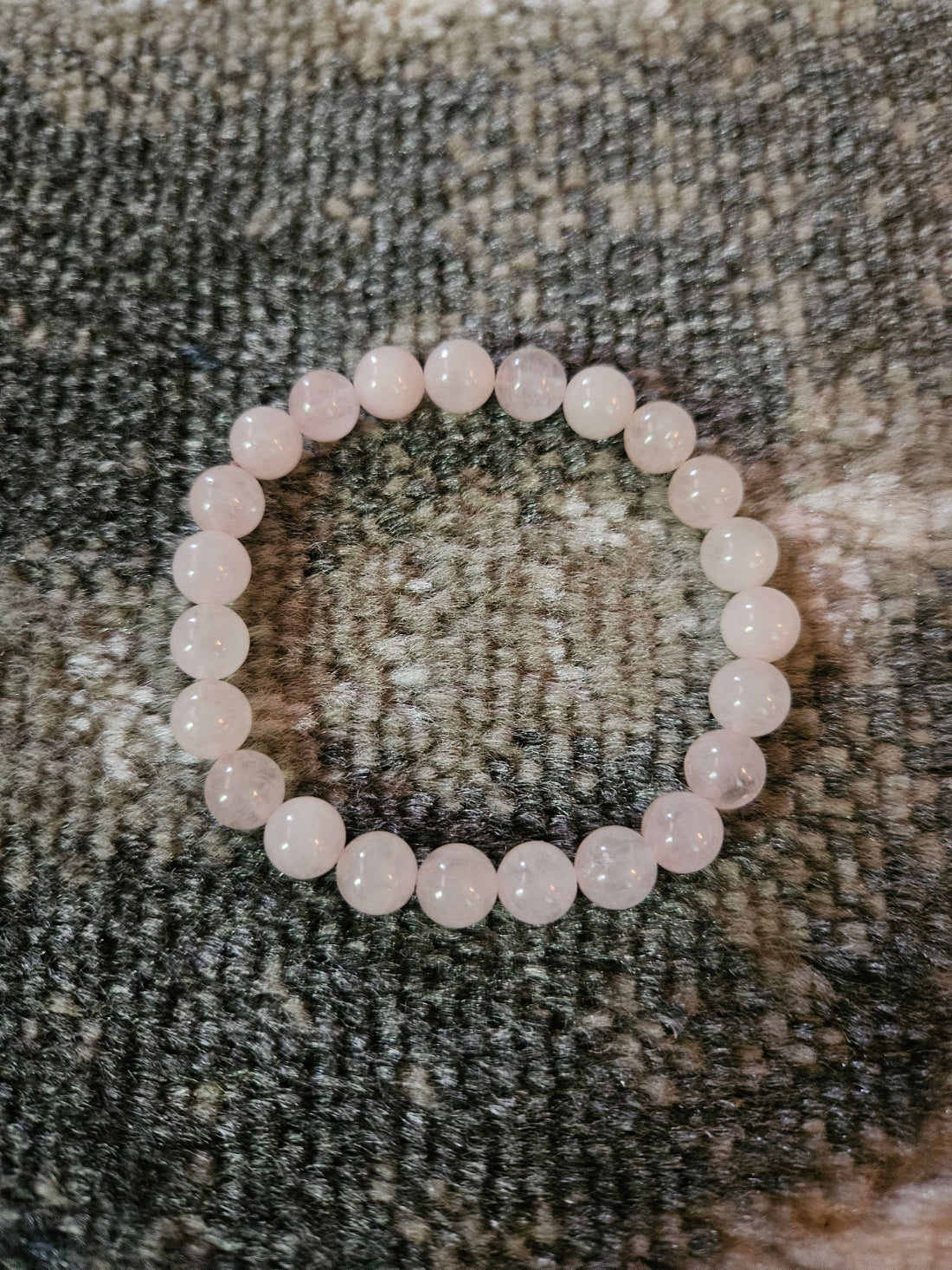 Rose Quartz Heart Space Bracelet