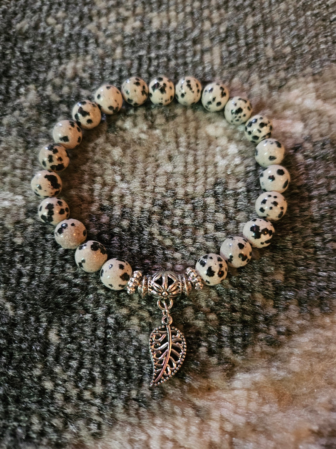 Dalmation Jasper Protective Crystal Bracelet