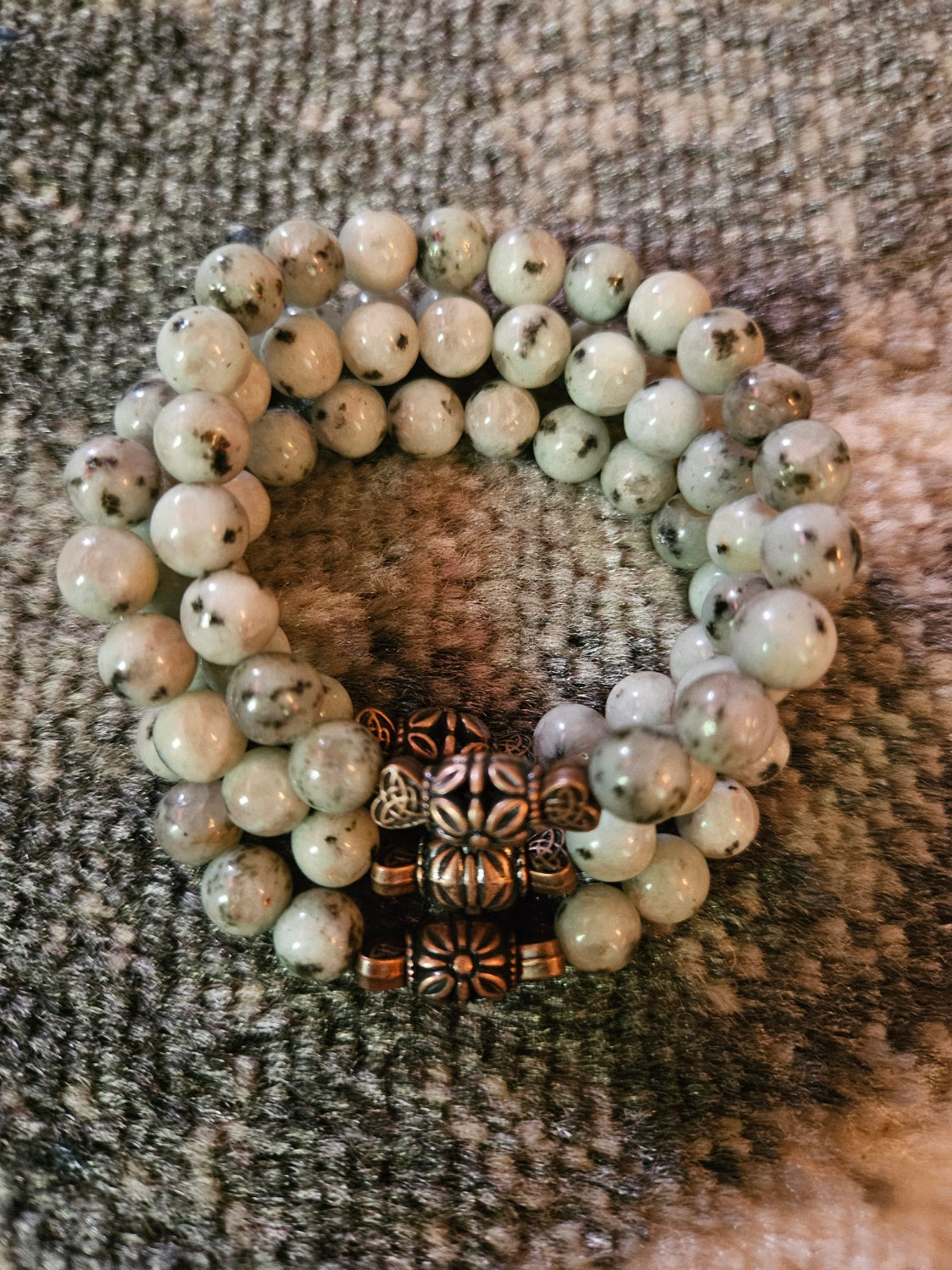 Kiwi Jasper Uplifting Energy Bracelet