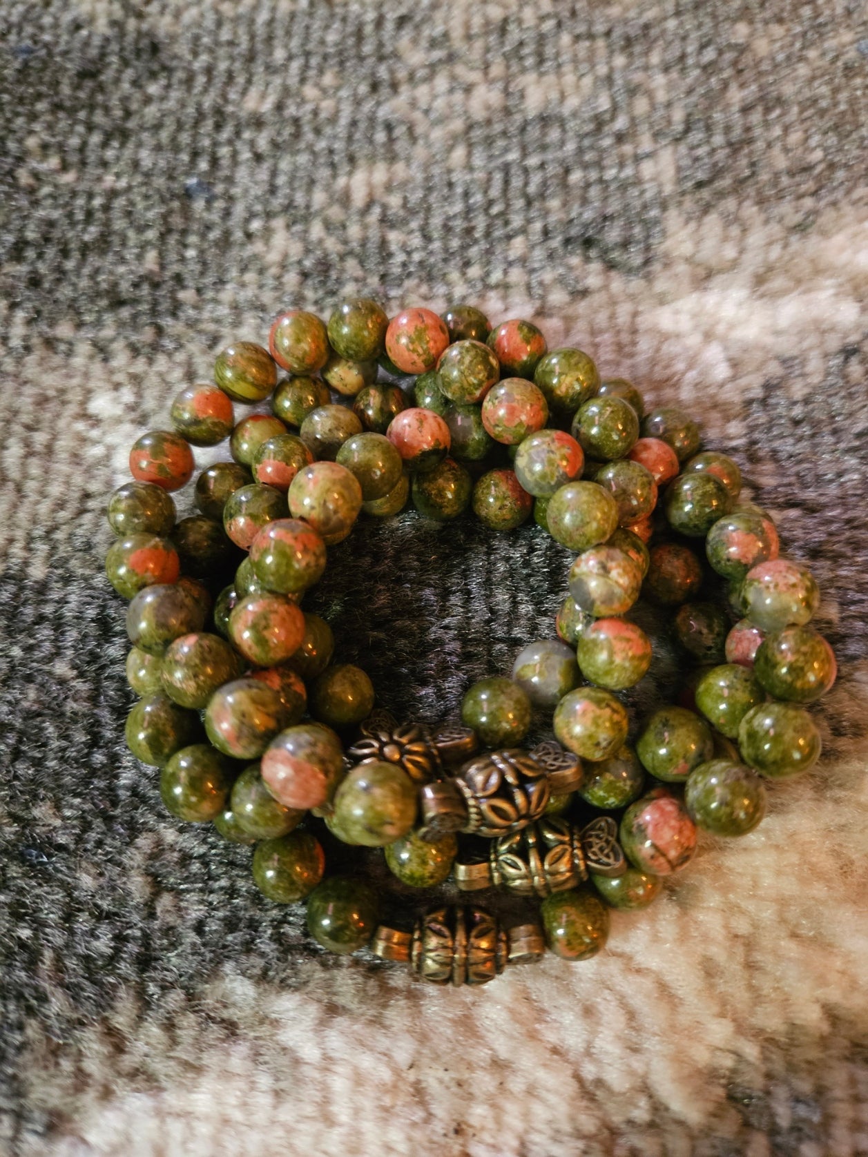 Unakite Confidence Boosting Energy Bracelet