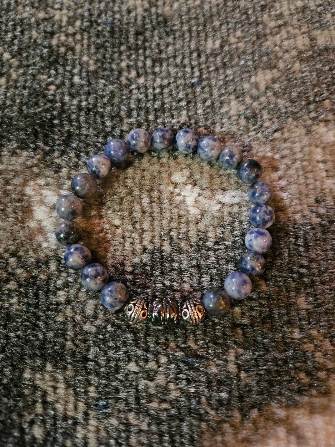 Blue Dot Jasper Calming Energy Bracelet