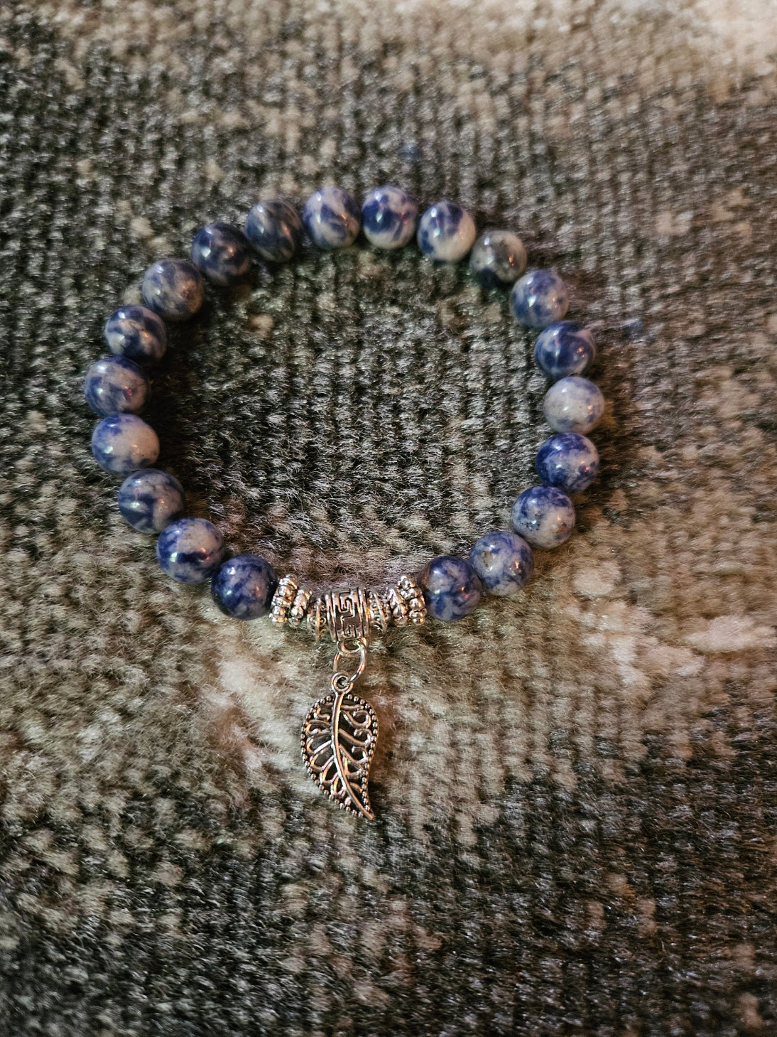 Blue Dot Jasper Calming Energy Bracelet