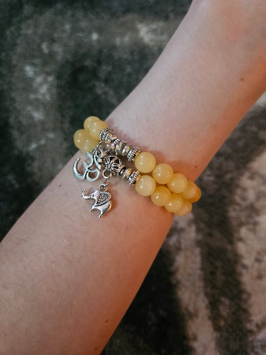 Yellow Jade Radiant Energy Bracelet