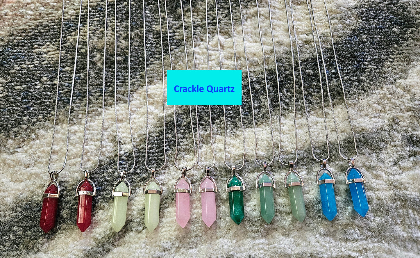 Crackle Quartz Necklaces